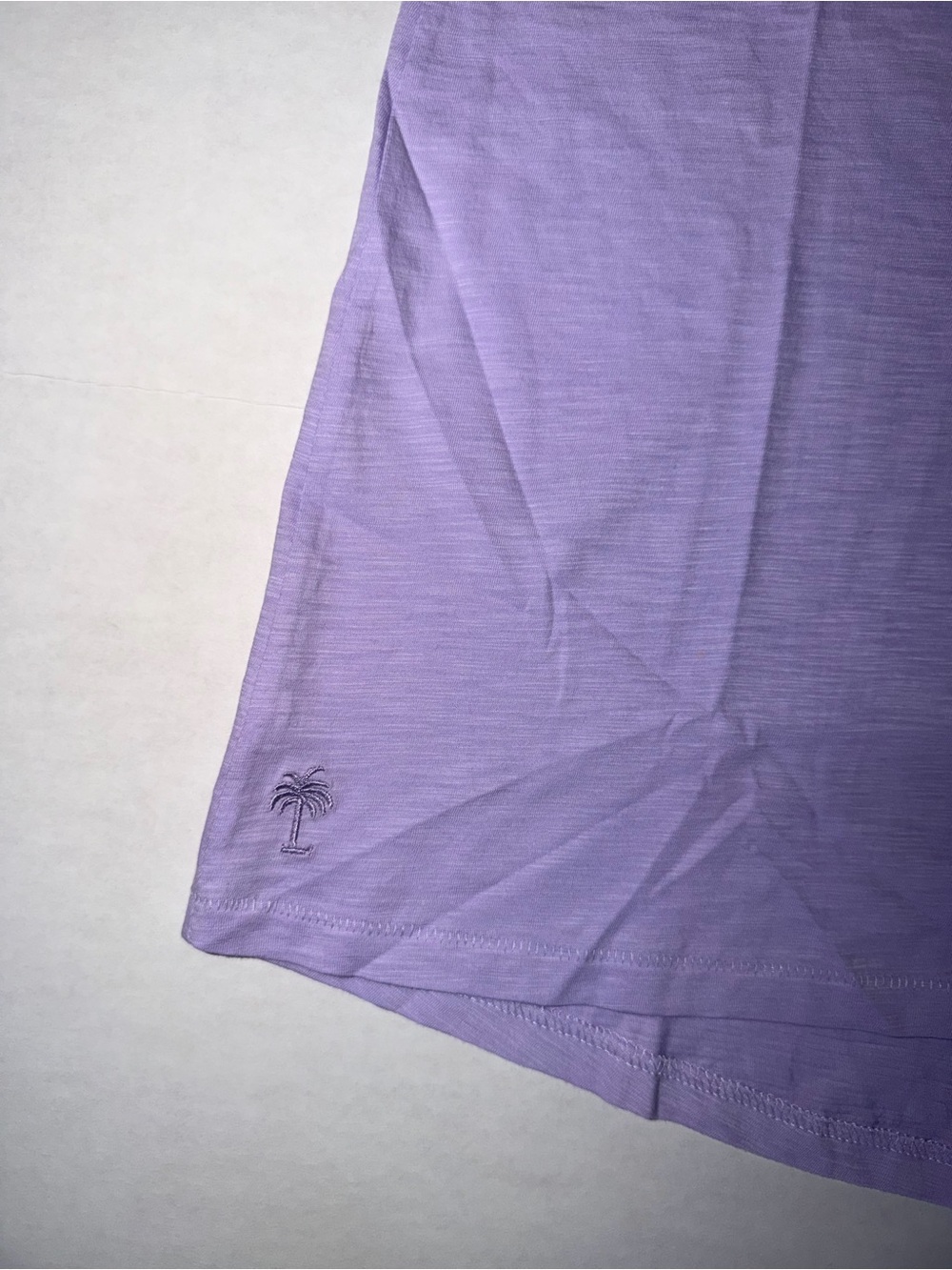 Lilly Pulitzer Lavender V-Neck Short Sleeve Tee - Picture 2 of 4